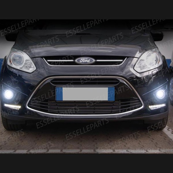 Luci Fendinebbia H11 LED 900 Lumen 6000K bianco FORD C-MAX MK2