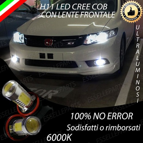 Luci Fendinebbia H11 LED 900 LUMEN HONDA CIVIC IX