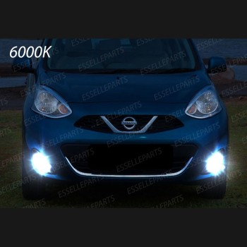 Luci Fendinebbia H11 LED 900 Lumen 6000K bianco NISSAN MICRA MK4