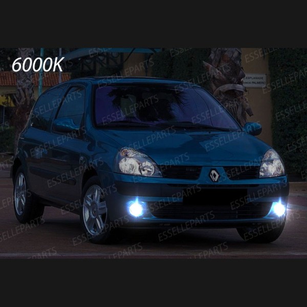 Luci Fendinebbia H11 LED 900 Lumen 6000K bianco RENAULT CLIO MK2