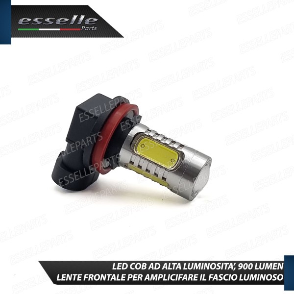 Luci Fendinebbia H11 LED 900 Lumen 6000K bianco RENAULT CLIO MK2