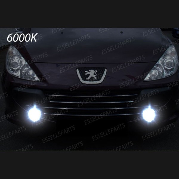 Luci Fendinebbia H11 LED 900 Lumen 6000K bianco PEUGEOT 307 RESTYLING