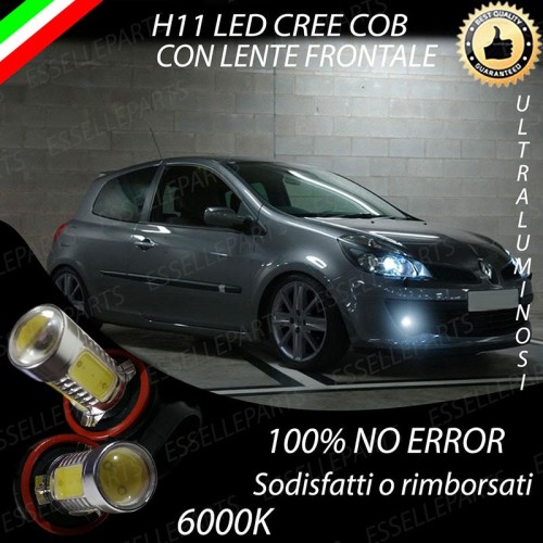 Luci Fendinebbia H11 LED 900 LUMEN RENAULT CLIO III