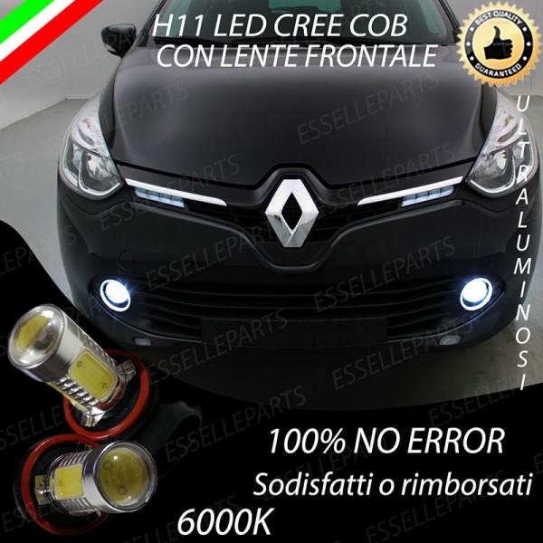 Luci Fendinebbia H11 LED 900 Lumen 6000K bianco RENAULT CLIO 4