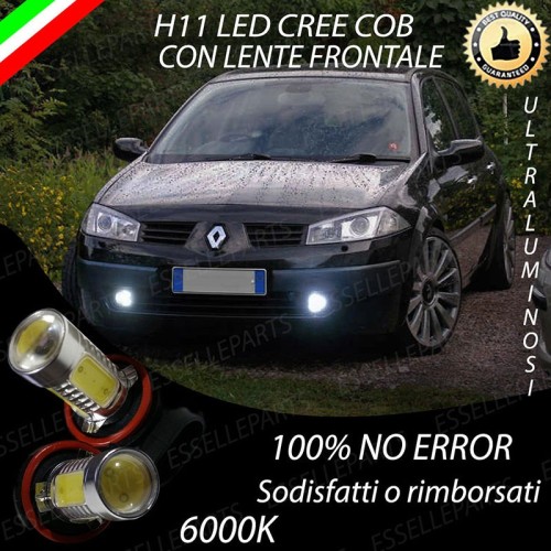 Luci Fendinebbia H11 LED 900 LUMEN RENAULT MEGANE II