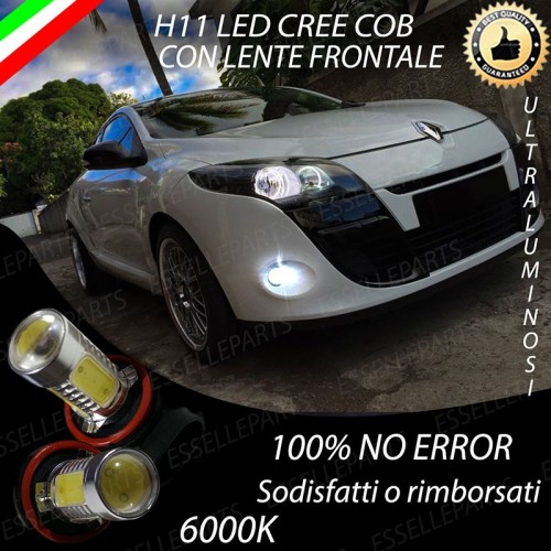 Luci Fendinebbia H11 LED 900 LUMEN RENAULT MEGANE III