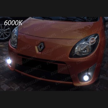 Luci Fendinebbia H11 LED 900 Lumen 6000K bianco RENAULT TWINGO 2