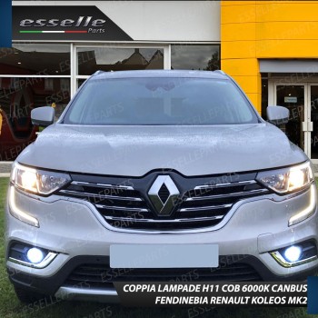 Luci Fendinebbia H11 LED 900 LUMEN RENAULT KOLEOS II