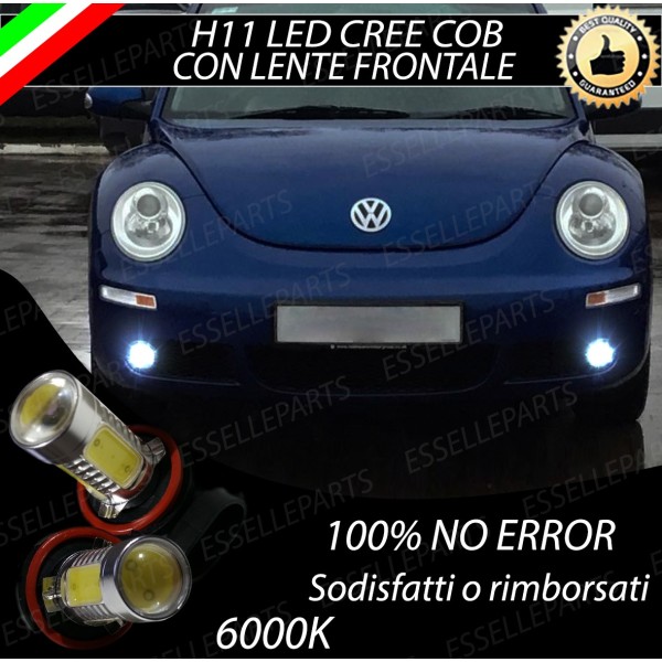 Luci Fendinebbia H11 LED 900 Lumen 6000K bianco VW NEW BEETLE 1 dal 07/2005