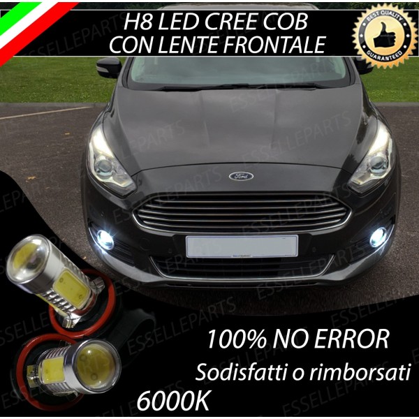 Luci Fendinebbia H8 LED COB 900 LUMEN FORD S-MAX II