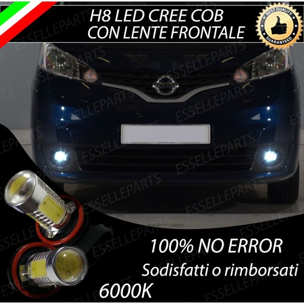 Luci Fendinebbia H8 LED COB 900 LUMEN NISSAN NV200