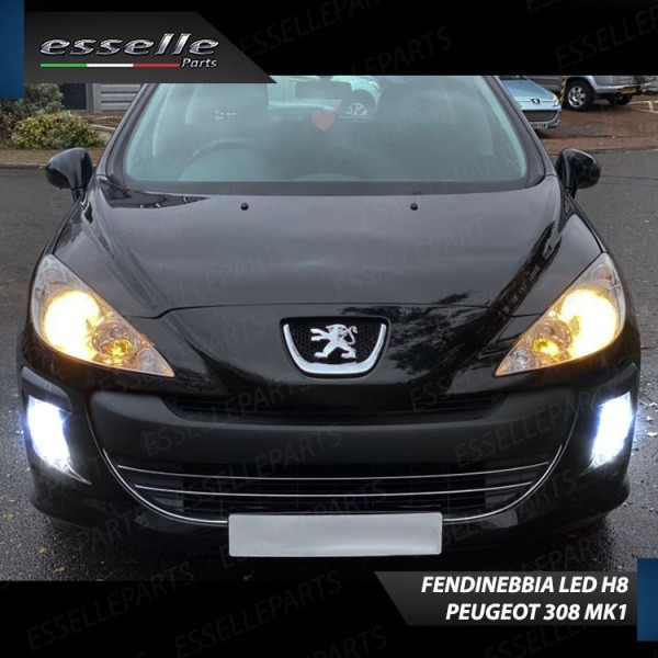 Luci Fendinebbia H8 LED COB 900 LUMEN PEUGEOT 308 308 CC