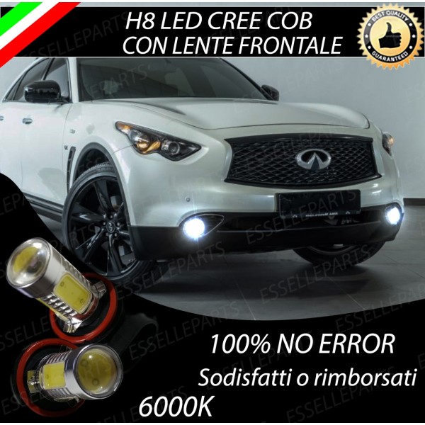 Luci Fendinebbia H8 LED COB 900 LUMEN INFINITI QX70
