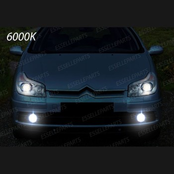 Luci Fendinebbia H8 LED COB 900 Lumen 6000K bianco Citroen C5 MK1 Restyling Luci Fendinebbia H8 LED COB 900 Lumen 6000K bianco Citroen C5 MK1 Restyling
