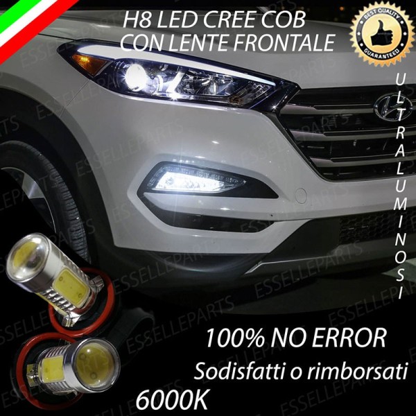 Luci Fendinebbia H8 LED 900 Lumen 6000K bianco HYUNDAI TUCSON MK3 Restyling