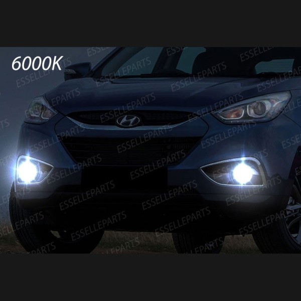 Luci Fendinebbia H8 LED 900 Lumen 6000K bianco HYUNDAI IX35 dal 2014