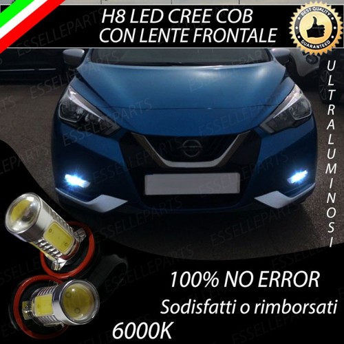 Luci Fendinebbia H8 LED 900 LUMEN NISSAN MICRA V