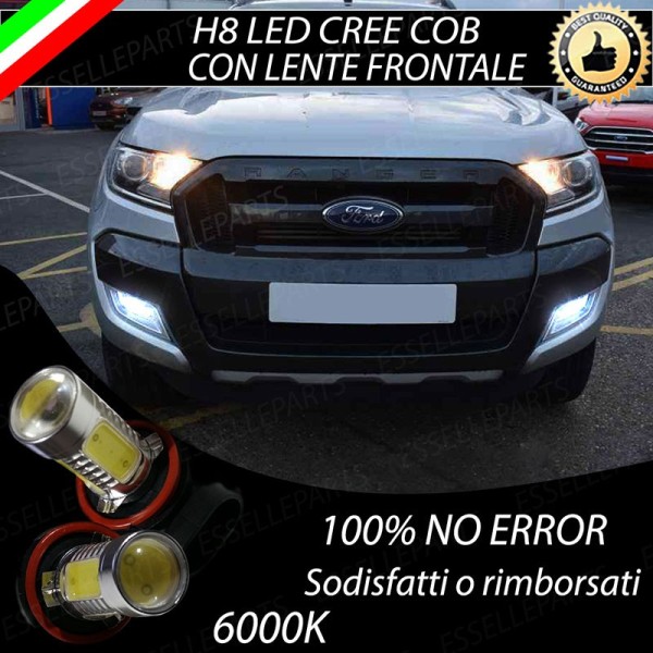 Luci Fendinebbia H8 LED 900 Lumen 6000K bianco FORD RANGER MK4