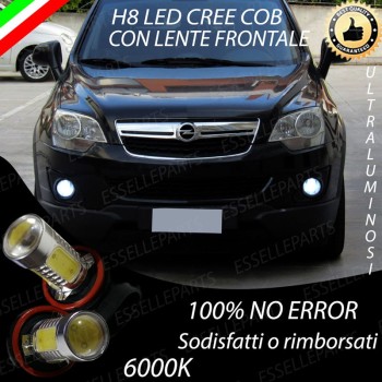 Luci Fendinebbia H8 LED 900 LUMEN 6000K bianco OPEL ANTARA fino al 2010 Luci Fendinebbia H8 LED 900 LUMEN 6000K bianco OPEL ANTARA fino al 2010
