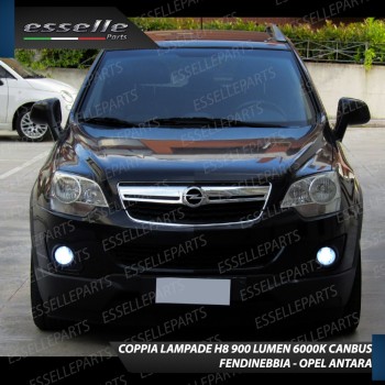 Luci Fendinebbia H8 LED 900 LUMEN 6000K bianco OPEL ANTARA fino al 2010 Luci Fendinebbia H8 LED 900 LUMEN 6000K bianco OPEL ANTARA fino al 2010