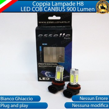 Luci Fendinebbia H8 LED COB 900 LUMEN Skoda Rapid
