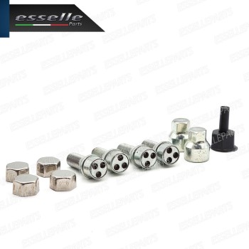 Kit 4 Bulloni In Acciaio Antifurto Cerchi In Ferro Per Opel Corsa E Kit 4 Bulloni In Acciaio Antifurto Cerchi In Ferro Per Opel Corsa E