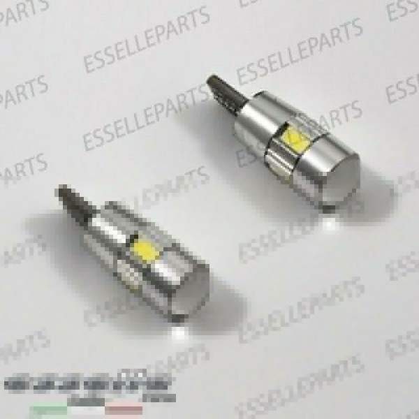 Coppia Lampade T10 W5W LED canbus con lente frontale per luci di posizione per Smart FORFOUR