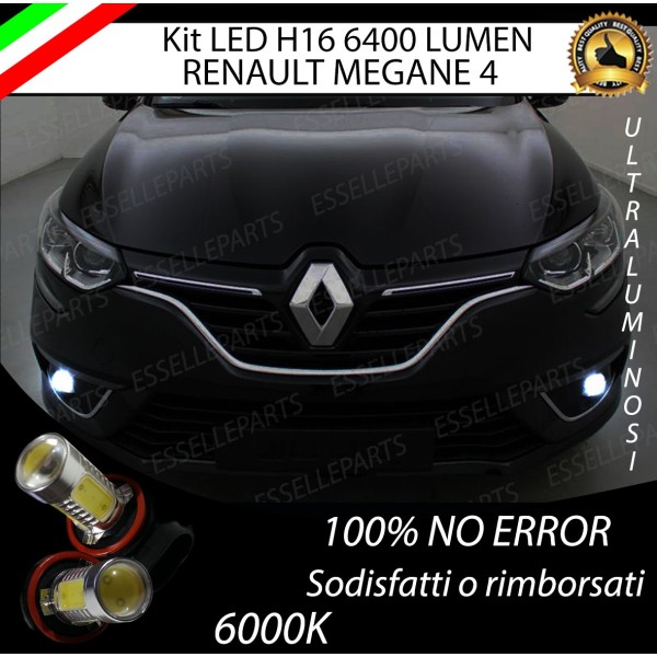 Luci Fendinebbia H16 LED 900 LUMEN RENAULT MEGANE IV