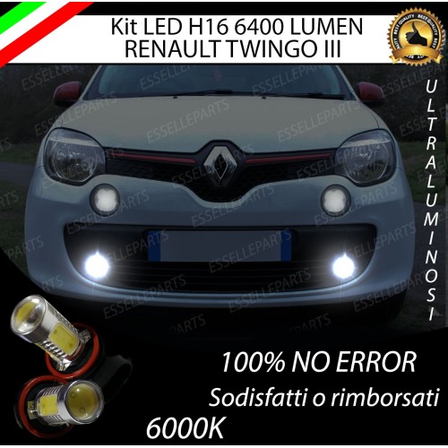 Luci Fendinebbia H16 LED 900 LUMEN RENAULT TWINGO III