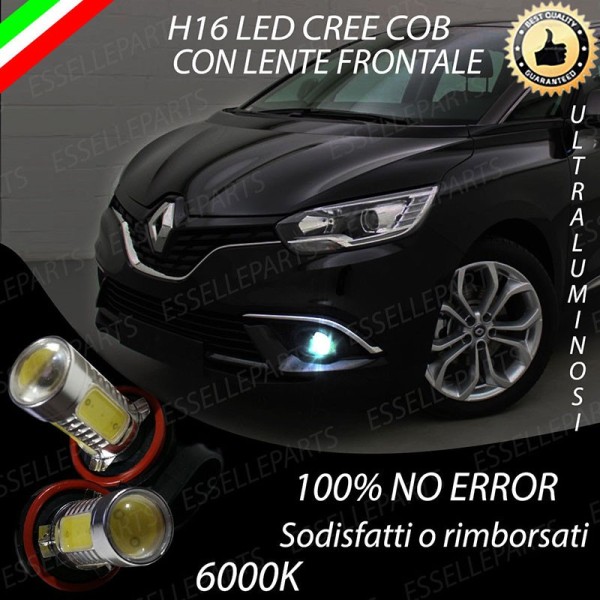 Luci Fendinebbia H16 LED 900 LUMEN RENAULT SCENIC IV