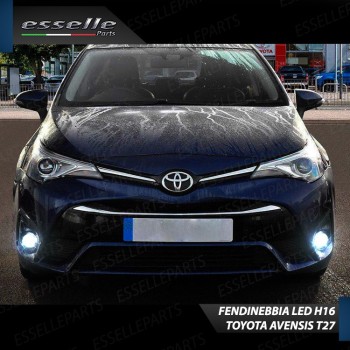 Luci Fendinebbia H16 LED COB 900 Lumen 6000K bianco Toyota Avensis T27
