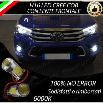 Luci Fendinebbia H16 LED COB 900 LUMEN Toyota HILUX VIII