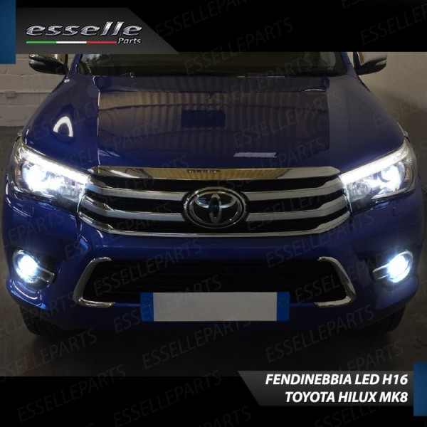 Luci Fendinebbia H16 LED COB 900 LUMEN Toyota HILUX VIII