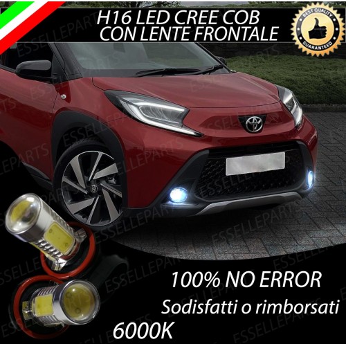 Luci Fendinebbia H16 LED COB 900 LUMEN TOYOTA AYGO X