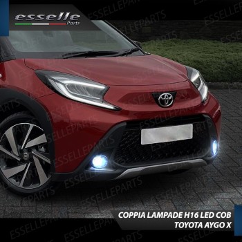 Luci Fendinebbia H16 LED COB 900 LUMEN TOYOTA AYGO X