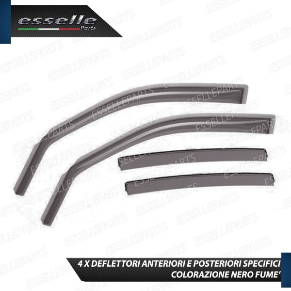 Deflettori Aria ANTERIORI + POSTERIORI Anti Turbo Anti Vento OPEL MOKKA Specifici