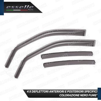 Deflettori Aria ANTERIORI + POSTERIORI Anti Turbo Anti Vento OPEL MOKKA Specifici Deflettori Aria ANTERIORI + POSTERIORI Anti Turbo Anti Vento OPEL MOKKA Specifici