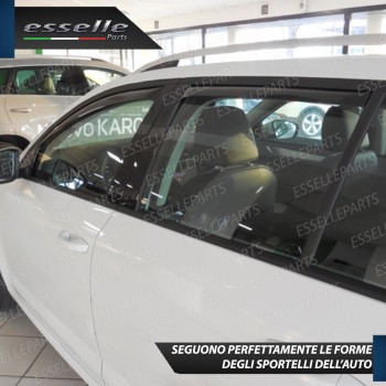Deflettori Aria ANTERIORI + POSTERIORI Anti Turbo Anti Vento OPEL MOKKA Specifici Deflettori Aria ANTERIORI + POSTERIORI Anti Turbo Anti Vento OPEL MOKKA Specifici
