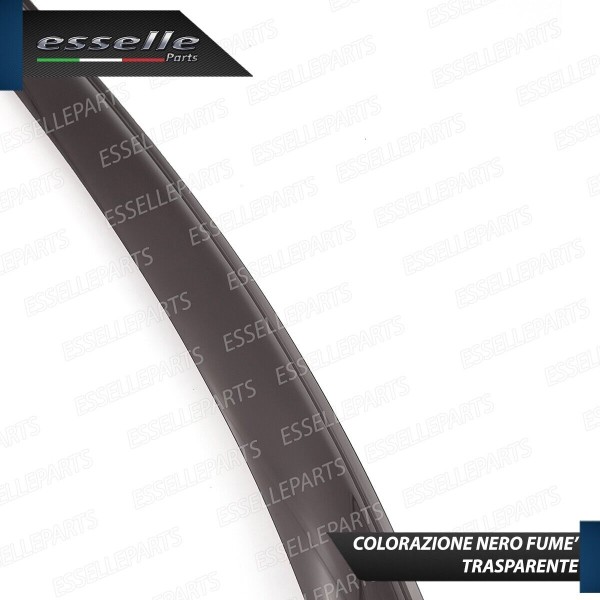 Deflettori Aria Anti Turbo Anti Vento Nero Fumè per Opel Corsa E 5 PORTE