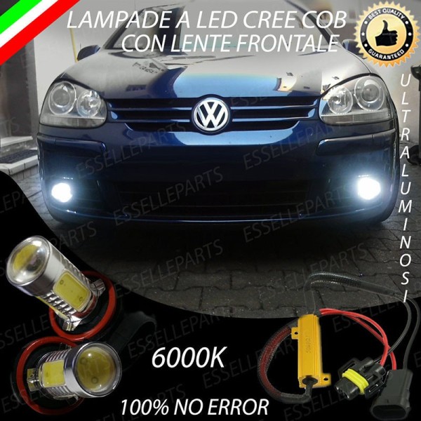 Kit Full LED H11 Fendinebbia 900 Lumen 6000K VW GOLF 5 con fendinebbia lenticolari