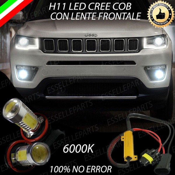 Luci Fendinebbia H11 LED 900 LUMEN JEEP COMPASS II