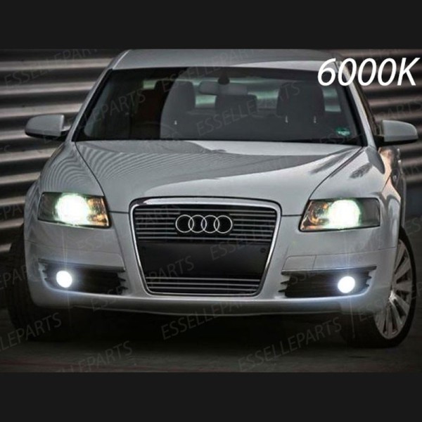 Luci Fendinebbia H11 LED 900 Lumen 6000K bianco AUDI A6 C6 dal 2009 in poi