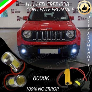 Luci Fendinebbia H11 LED 900 Lumen 6000K bianco JEEP RENEGADE Luci Fendinebbia H11 LED 900 Lumen 6000K bianco JEEP RENEGADE
