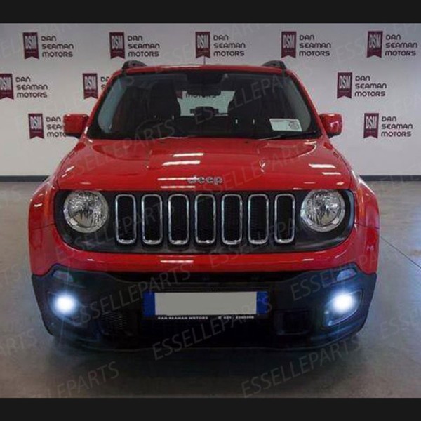Luci Fendinebbia H11 LED 900 Lumen 6000K bianco JEEP RENEGADE
