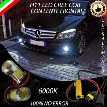 Luci Fendinebbia H11 LED 900 Lumen 6000K bianco MERCEDES CLASSE C W204