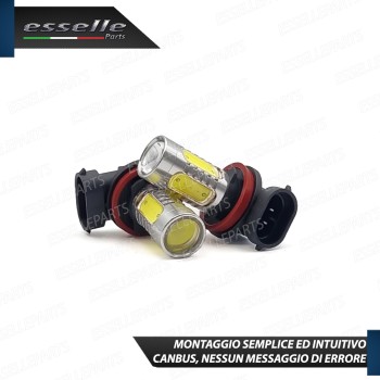 Luci Fendinebbia H8 LED 900 Lumen 6000K bianco AUDI A4 B8 RESTYLING