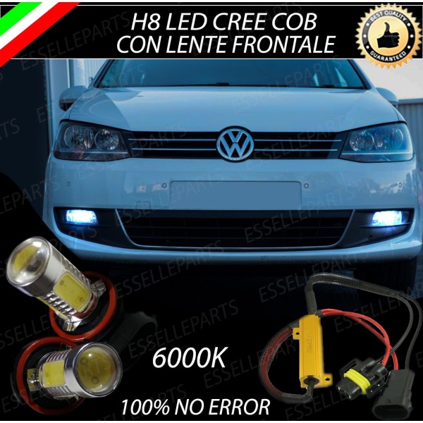 Luci Fendinebbia H8 LED 900 lumen VW Sharan 7N