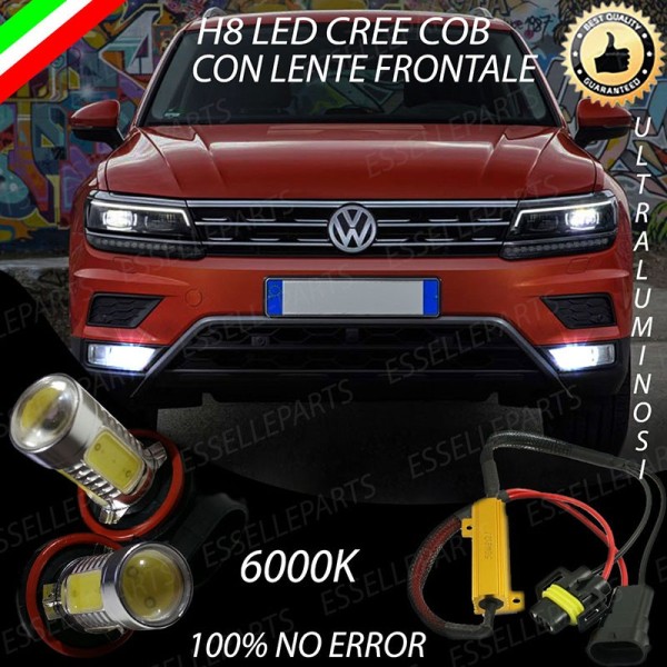 Luci Fendinebbia H8 LED 900 LUMEN VW TIGUAN II