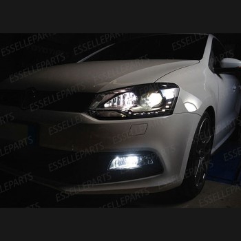 Luci Fendinebbia H8 LED 900 Lumen 6000K bianco VW POLO 6R 6C
