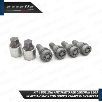 Kit 4 Bulloni In Acciaio Antifurto Cerchi In Lega Per Audi Q5